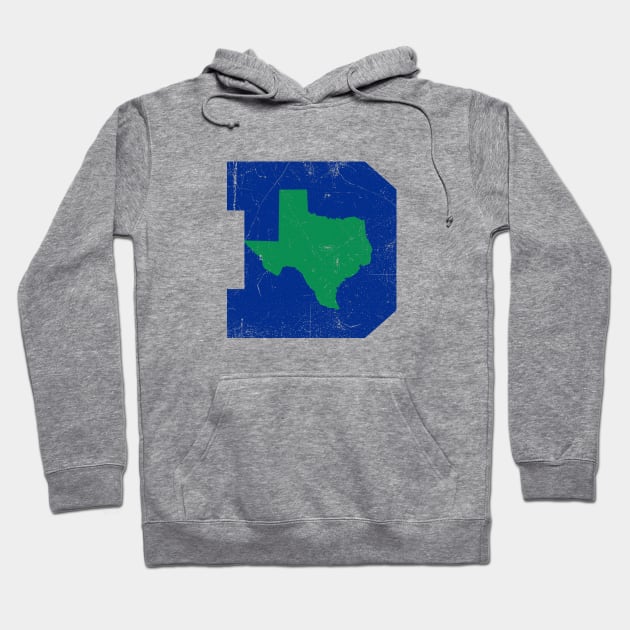 Dallas Texas D, Basketball - White Hoodie by KFig21